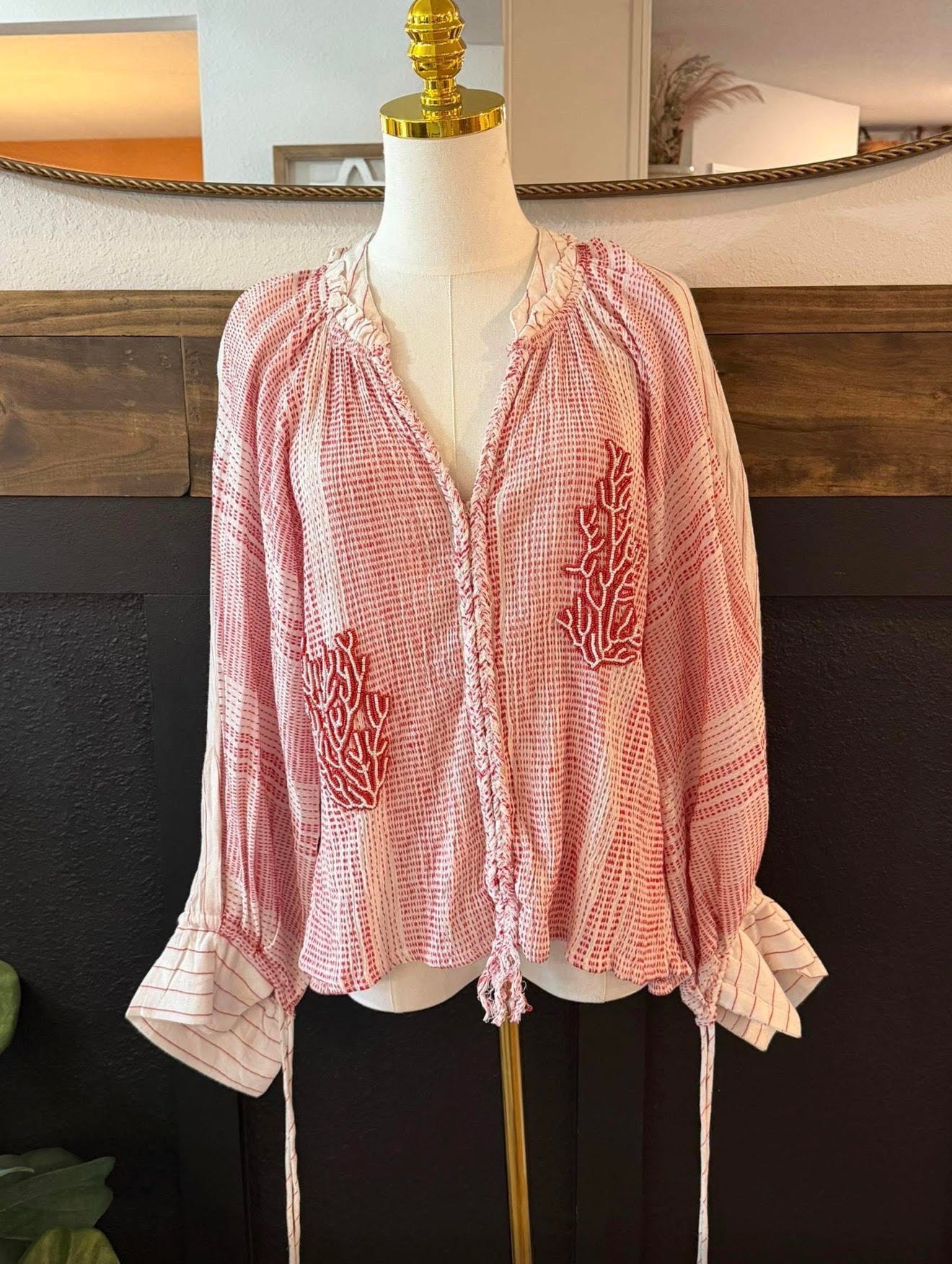 Coral Kiss Top