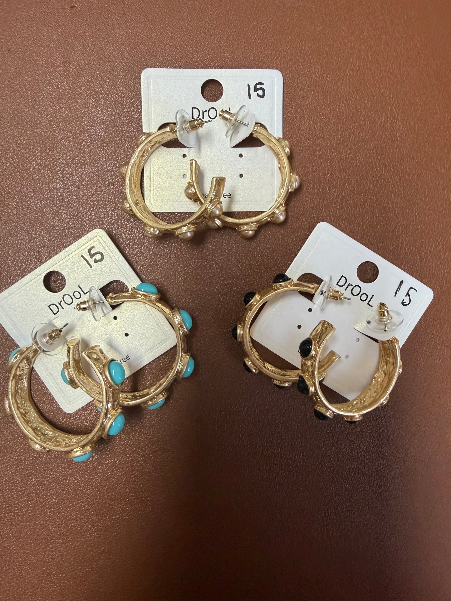 Gold Stud Earrings