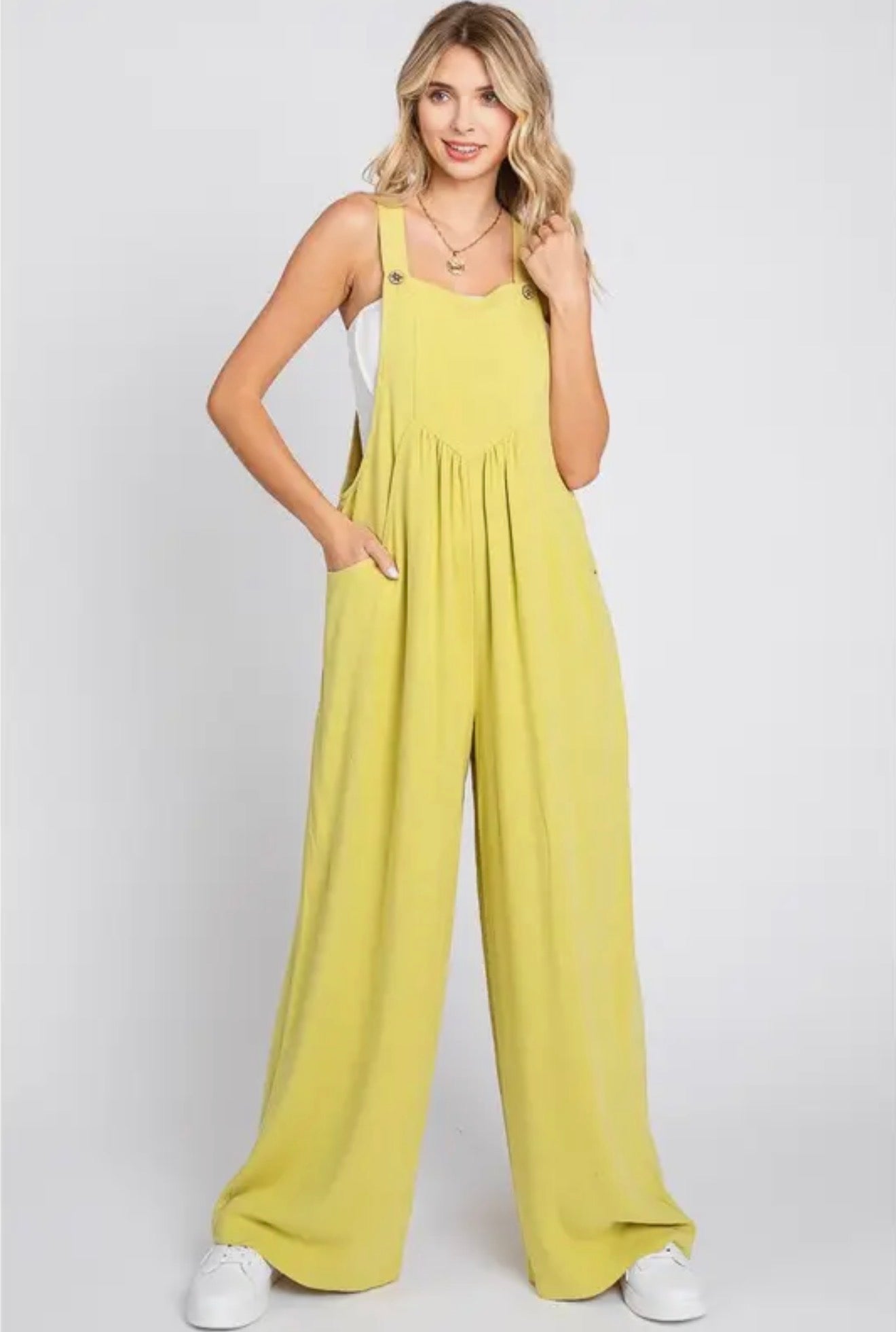 Curvy: Sunshine Stroll Jumpsuit