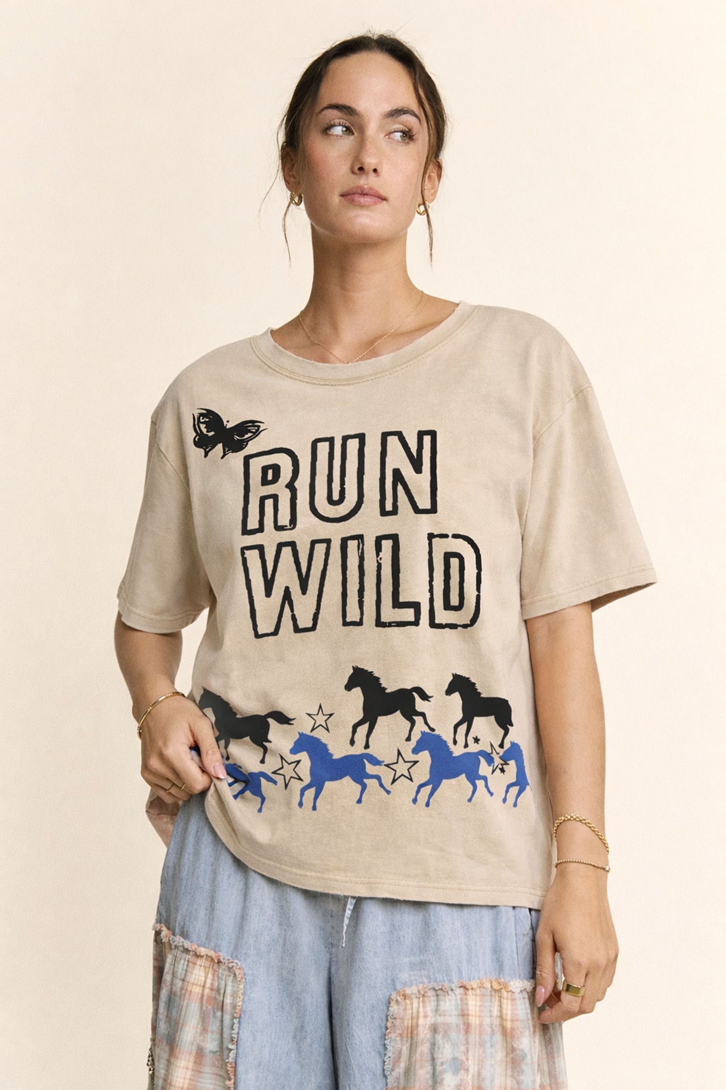 Wild Horses Oversized T