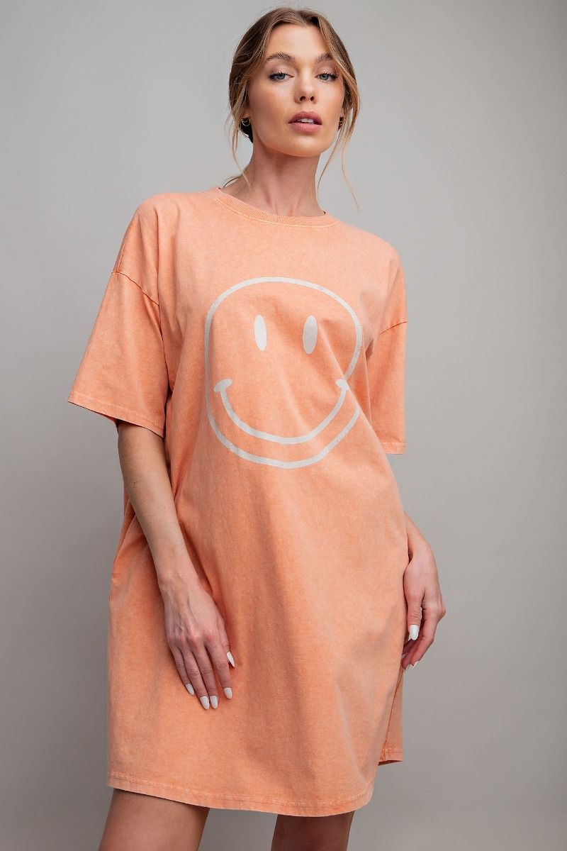 Curvy: Smiley Babe Tee Dress