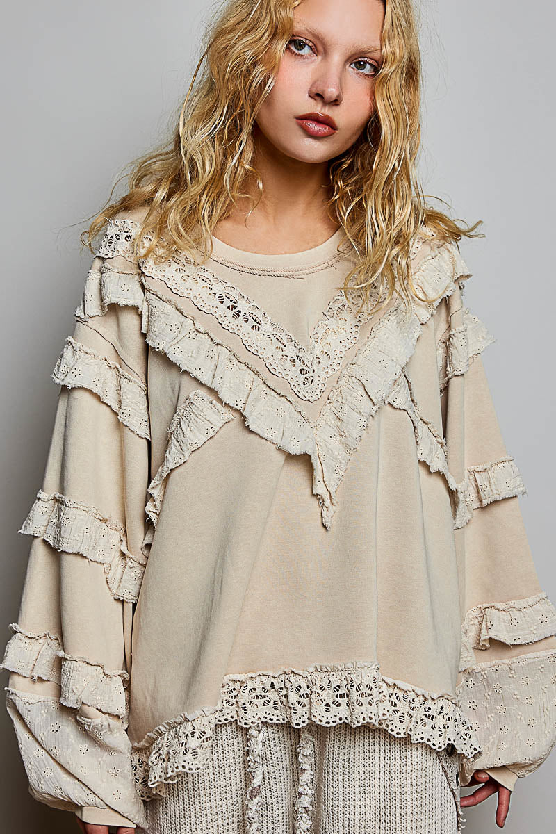 Lace Me Lovely Sweater