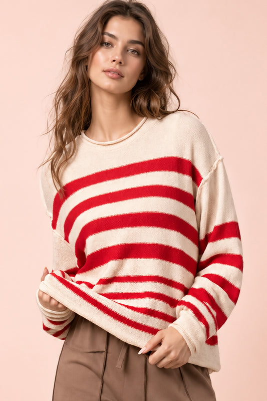 Easy Going Striped Knit