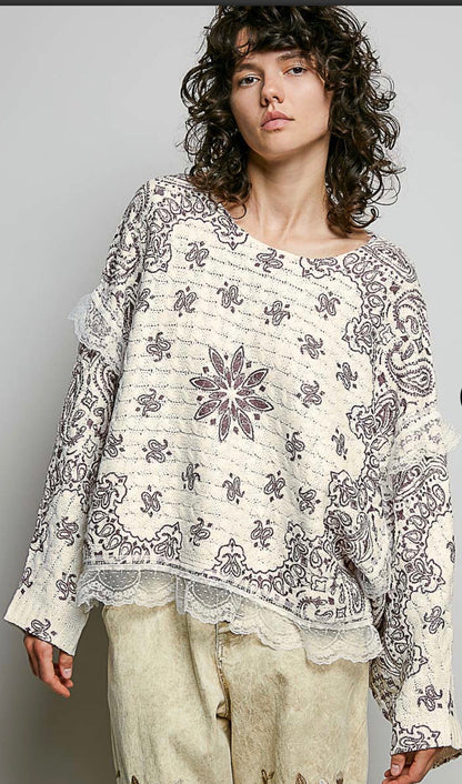 Lace & Outlaw Top