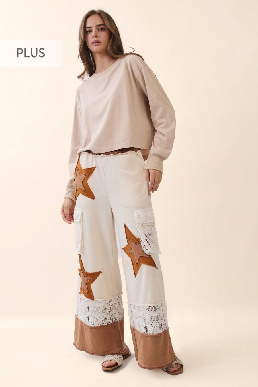 Rustic Star Wide Leg Pant