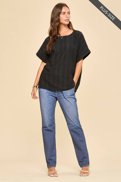 Curvy: The Black Tide T-Shirt