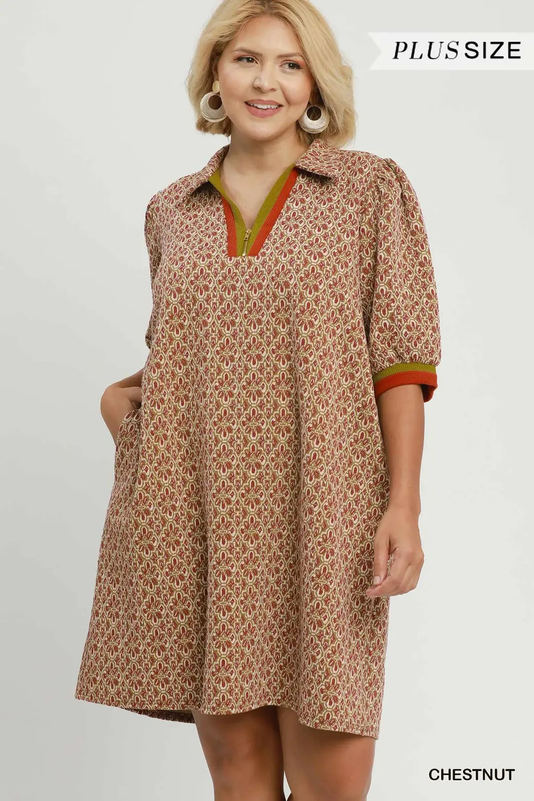 Curvy: Harvest Hues Dress