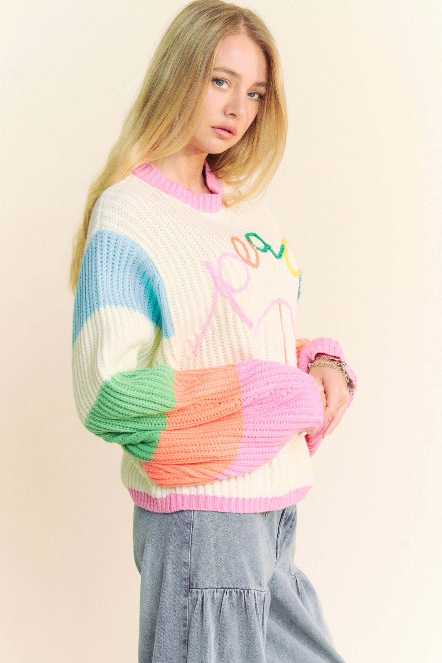 PEACE Chunky Knit