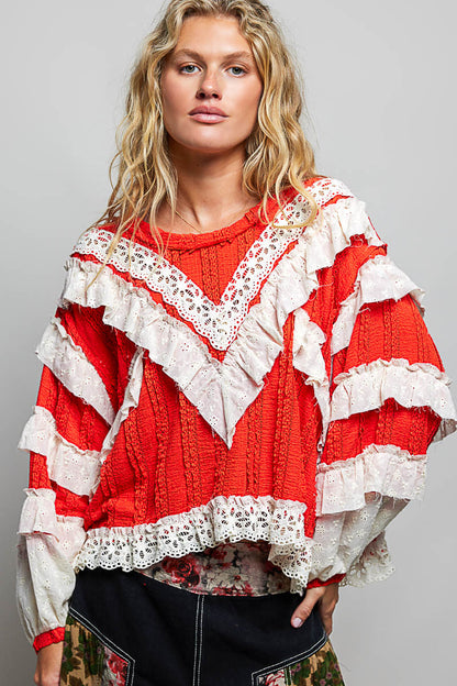 The Free Spirit Frill Top