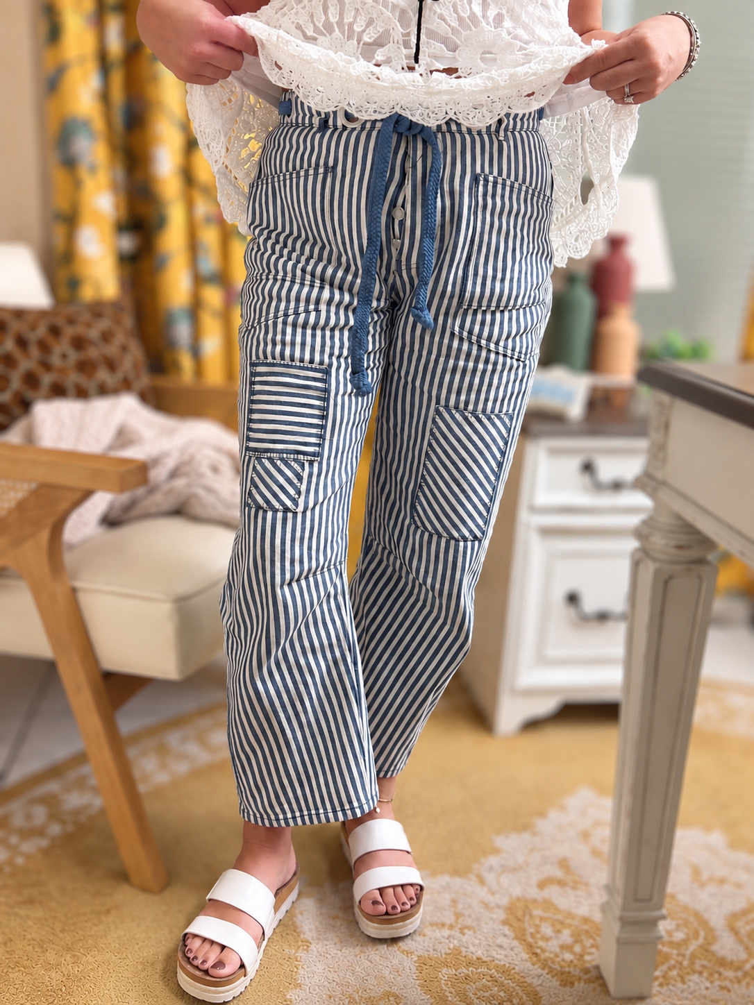 Blue Jean Baby Stripe Pant