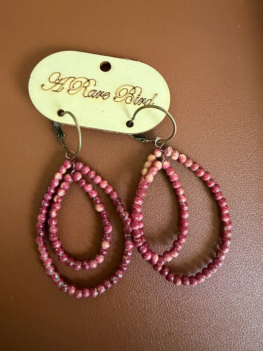 Teak Multi-Hoop Earring