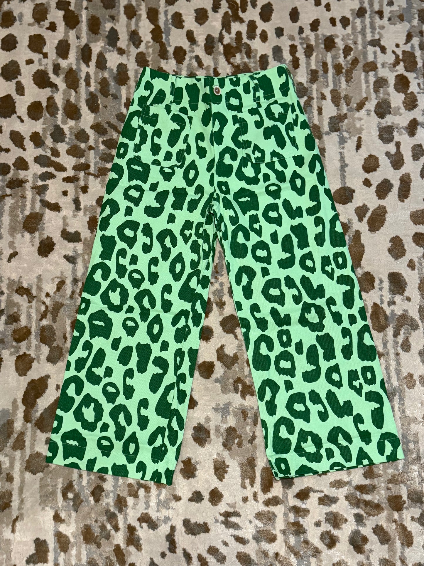 Mint to Roar Cropped Wide Leg