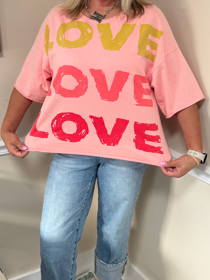Love Languages Oversized T