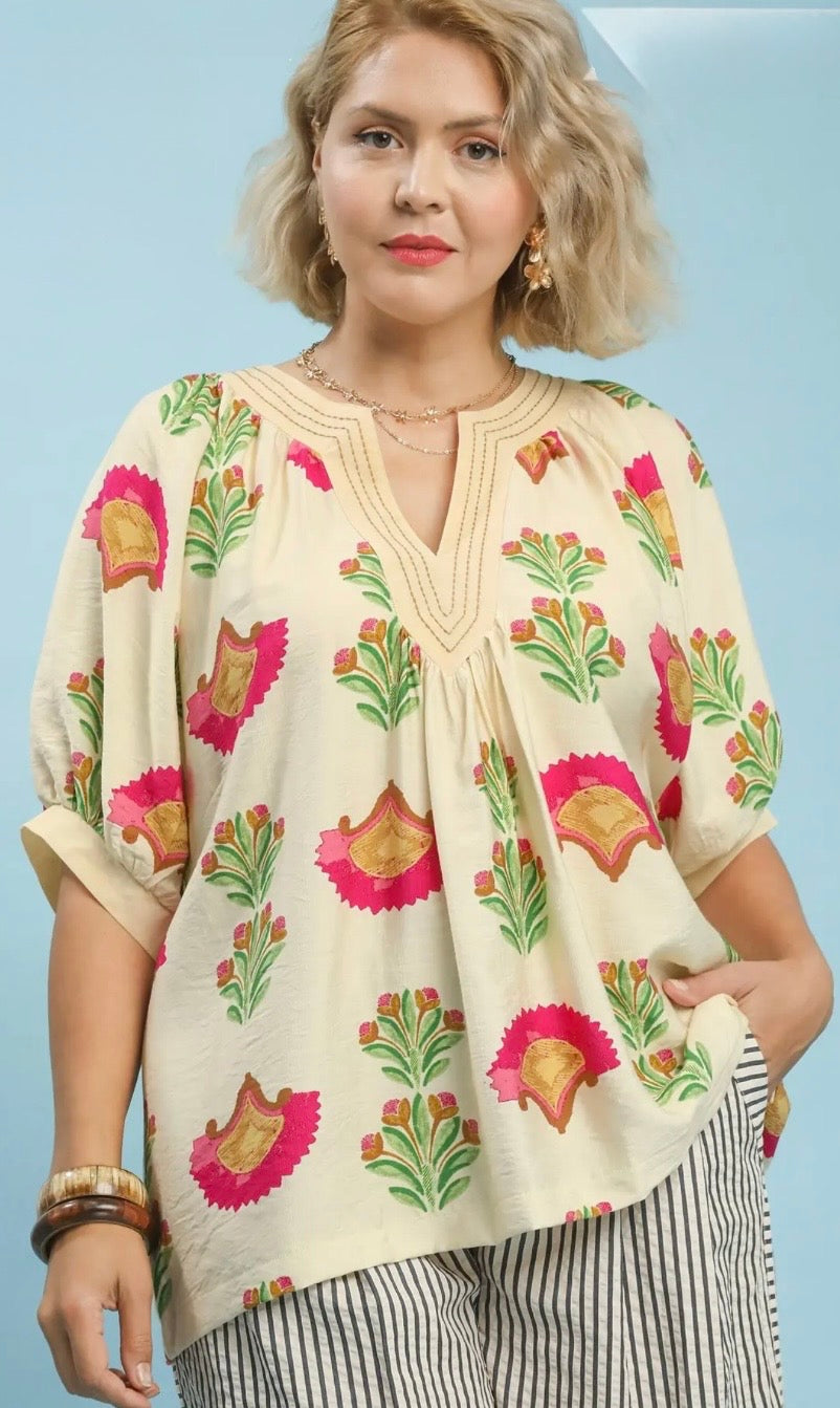 Curvy: Mango Market Top