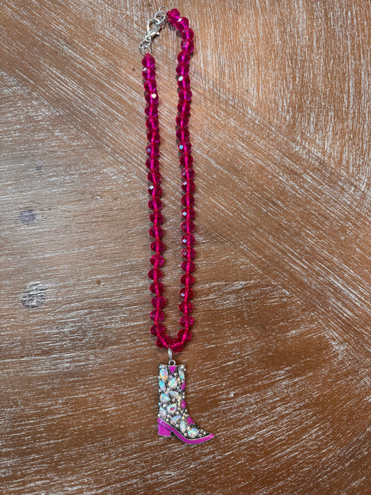 Whose Bed Have Your Boots Been Under Necklace