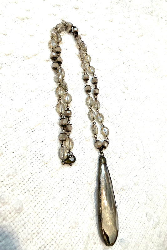 Natural Tear Drop Necklace
