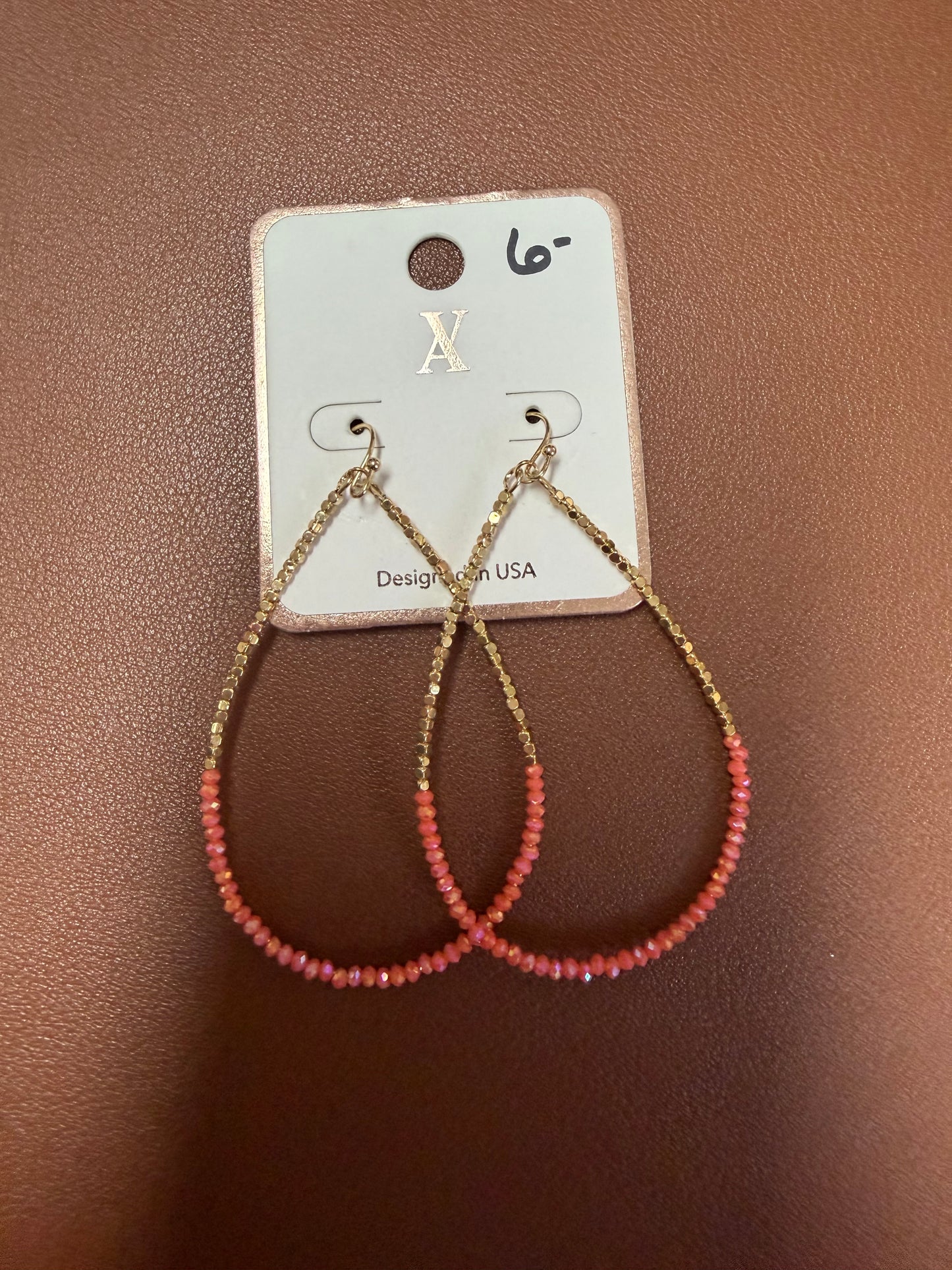 Dangle Seed Bead Earrings