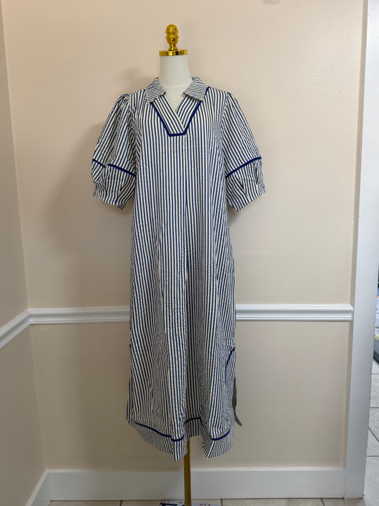 Curvy: Indigo Drift Dress