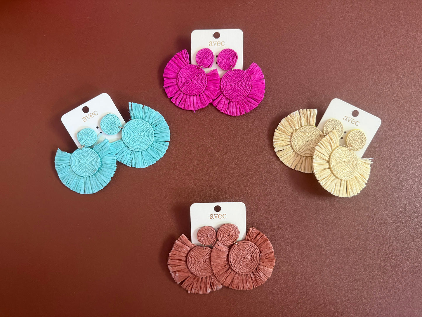 Raffia Earrings