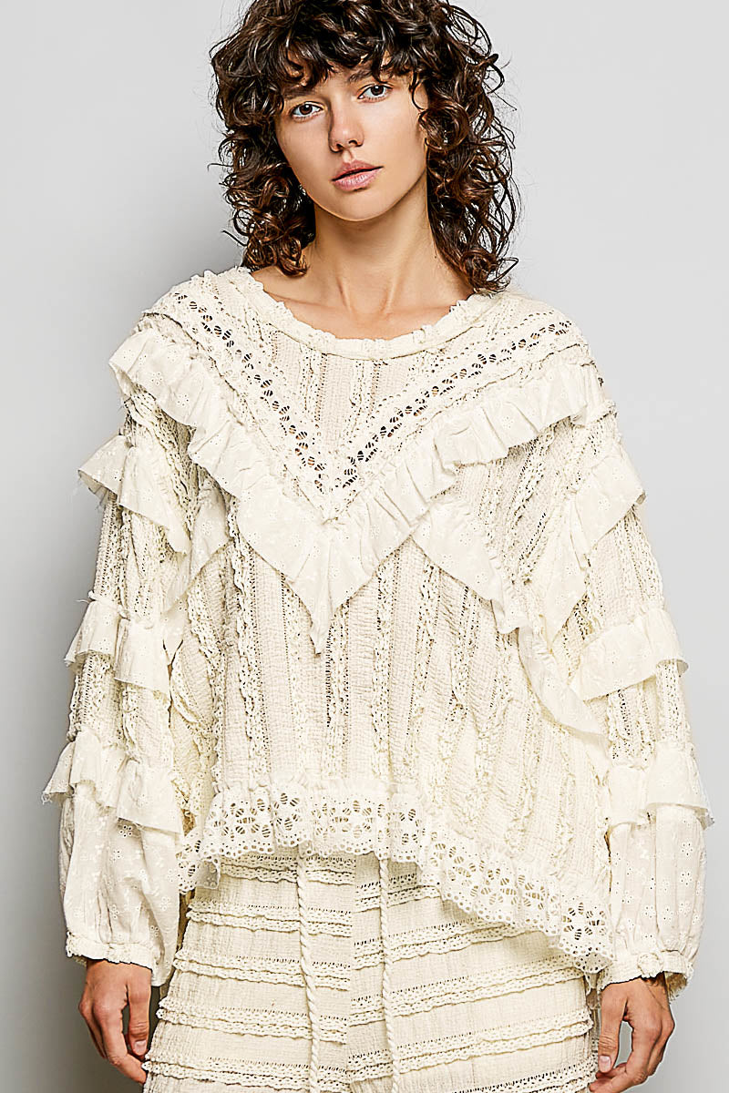 The Free Spirit Frill Top