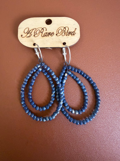 Teak Multi-Hoop Earring