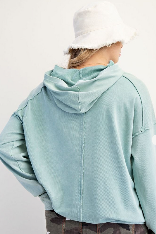 Peace Patchwork Hoodie