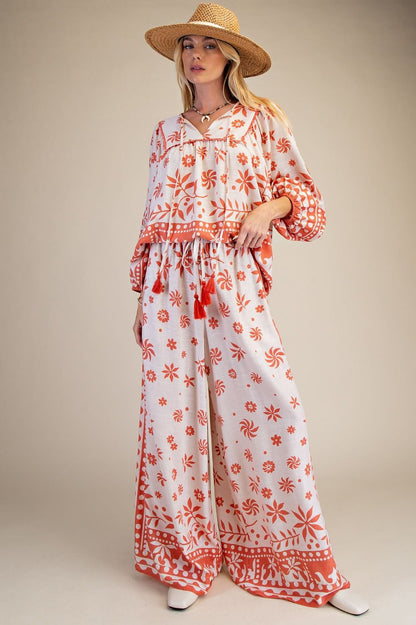 Curvy: Peach Tea Floral Set