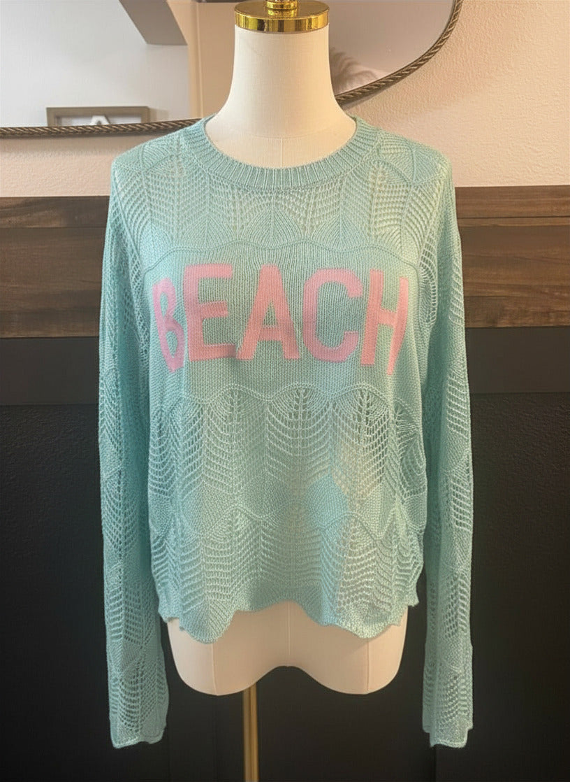Beach Crochet Pullover