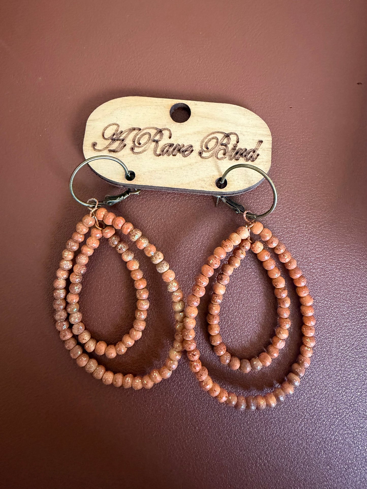 Teak Multi-Hoop Earring